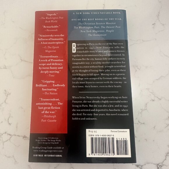 Bestseller "Suite Francaise" a Novel - Picture 2 of 6